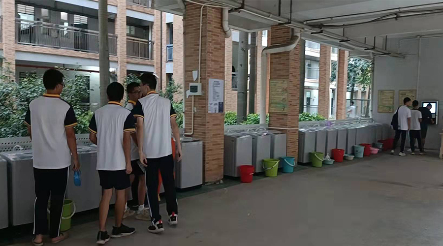 好評(píng)續(xù)單！江門(mén)一中學(xué)校持續(xù)追加共享洗衣機(jī)！