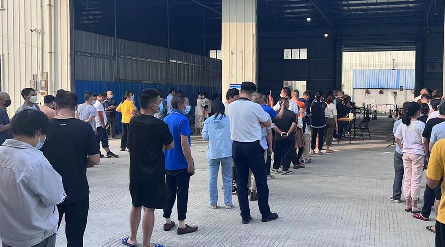 支援防疫是責(zé)任！金環(huán)電器助力鶴山核酸檢測