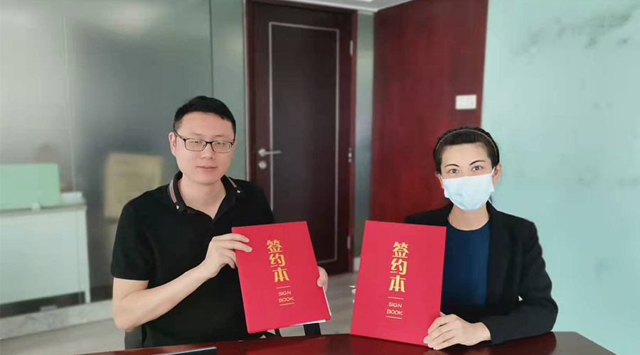 祝賀！金環(huán)電器與寧波某品牌電商客戶再次合作，簽約成功！