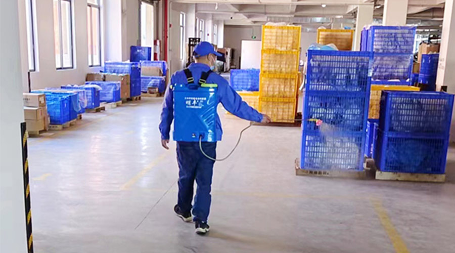 健康和安全放首位！金環(huán)電器全面開(kāi)展工廠除菌工作