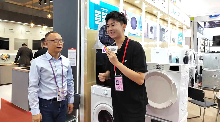 廣交會熱點！央視、新華網(wǎng)等媒體聚焦金環(huán)電器滾筒干衣機